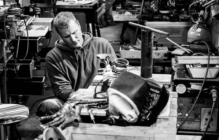 Impressionen Atelier Sren Clausen  Annemone Taake - http://annemone-taake.com