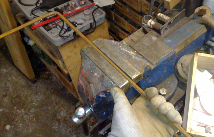 Der Btaonkse am Stellwerk in Bargteheide