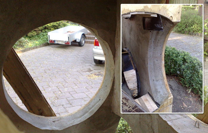 Der Btaonkse am Stellwerk in Bargteheide