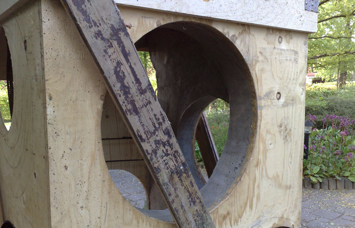 Der Btaonkse am Stellwerk in Bargteheide
