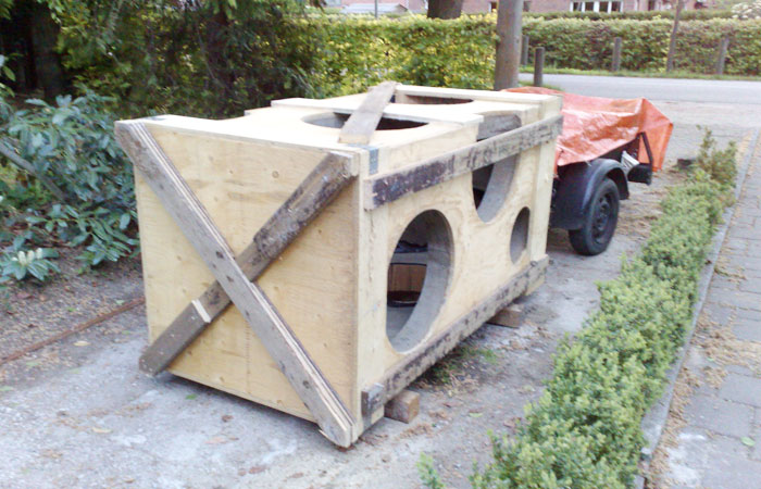 Der Btaonkse am Stellwerk in Bargteheide