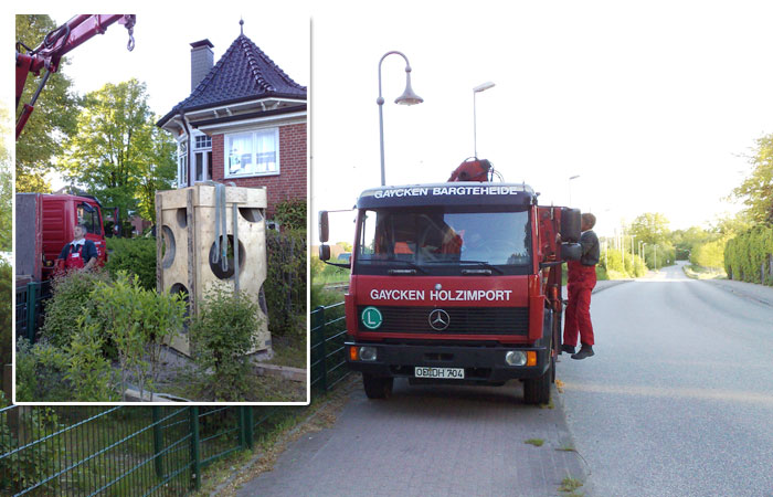Der Btaonkse am Stellwerk in Bargteheide