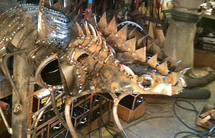 Drache fr Zmigrod - Kunst von Sren Clausen